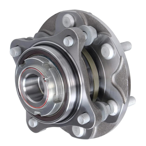 RWD Front Wheel Bearing Hub Assembly Set For Toyota 4Runner Tacoma And FJ Cruiser Includes Two Hub Bearings Replacement Pair Fits 2003 2024 4Runner 2005 2015 Tacoma 2007 2014 FJ Cruiser Ready To Roll close-up view