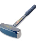 Big Blue 4 Pound Drilling Hammer With Long Handle Built Like a Tank Forged Steel Construction Shock Reduction Grip Made in USA