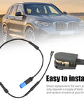 VIKKSAER brake pad wear sensor pair for BMW X3 (front & rear), black cables with blue connector