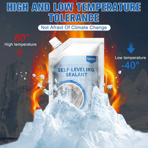 Self-Leveling Concrete Sealant for Cracks, Tough as Nails Heavy-Duty Crack Filler for Driveways in cold and hot conditions