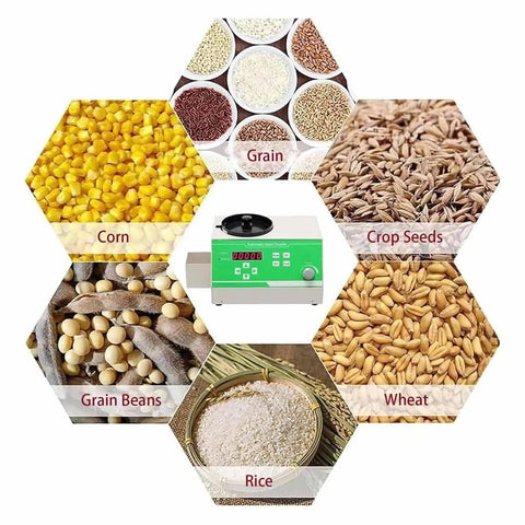 SicwEDIM Automatic Seed Counter With LED Display Microcomputer Control Adjustable Speed, counting grains like corn and rice.