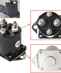 Sick 12V Starter Solenoid Replacement For Gas Golf Cart Switch Heavy Duty Direct Fit Compatible With Ds And Precedent Models Part Numbers 1013609 1012275 435154 Lpl6003 with four terminal connections.
