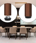 16 Pack Adjustable Wood Furniture Levelers With One Quarter Inch Twenty Thread Inserts installed on table legs in dining room