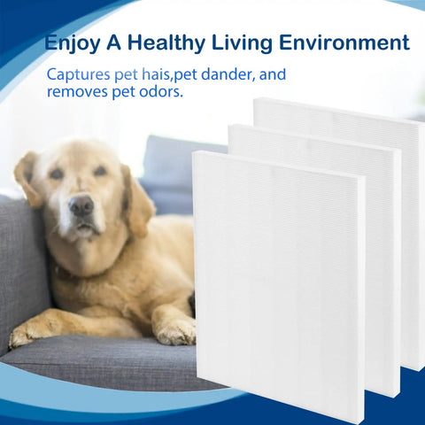 Size 21 Replacement Filter A 4 Fits 115115 Series Easy Install Durable Cartridge with dog for home air purification