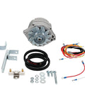 Plug And Play 12V Alternator Conversion Kit For Ford Tractor 55 64 4 Cylinder 600 601 Series includes alternator and wiring.