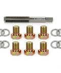 M15x1.5 Oil Drain Plug Thread Repair Tool Kit with tap, 6 drain plugs, and washers for sump, transmission, differential repair