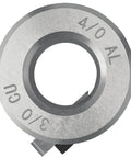 Pro Level Quick Change Bushing For 2 Awg Thhn And Xhhw Copper Wire with engraved sizes for 3/0 and 4/0 aluminum wire.
