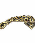 Dope Octopus Door Handle Resin Heavy Duty Vintage Bronze Cupboard Furniture Pull With Steampunk Design, side view