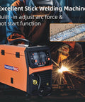 All In One 200A Welder For Pros 4 In 1 Gas MIG Flux Core MIG Stick Lift TIG Portable Weld Machine Dual Voltage 110V 220V