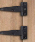 Soft Close Hydraulic T Shape Triangle Cabinet Hinges For Doors Gates And Sheds Black Painted Anti Slam Damping Hardware
