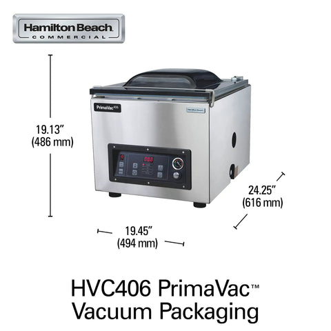 Built Tough Commercial Chamber Vacuum Sealer Cranks Out Double Bags At Lightning Speed With 16 Inch Seal Bar And Ten Custom Programs Plus Nsf Certified JetAire Pump For Serious Food Storage in stainless steel design.