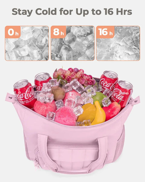 Crush The Summer Heat With This Snazzy Puffer Cooler Bag Stowing 35 Frosty Drinks Inside An Insulated Soft Travel Duffel