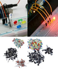 Massive 1500 Piece Electronic Component Kit with PCB resistors, transistors, ceramic and electrolytic capacitors assortment