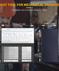 Surface Roughness Standards Set For Calibration And Quality Control, 30 Specimens With Ra0.05 To 12.5 Micron Finish, Built Tough From 45 Carbon Steel For No Sweat Lab Testing, open case and block set