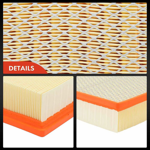 Close-up of Engine Air Filter For Chevy GMC Cadillac Trucks And SUVs Fits Silverado Sierra Suburban Tahoe Yukon Escalade And More