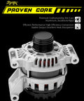 Upgraded Alternator For Chevy Spark 2016 Through 2022 1.4L L4 12V 80A Clockwise 5 Groove Pulley Fits Activ LS LT Models