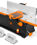 Genuine Shop Beast 10 Amp Benchtop Jointer With 6 Inch Width And Spacious Table Featuring Quick Grip Fence And Precision Depth Gauge for woodworking.