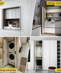 18 Inch Pocket Door Slide Kit Set Of 2 for space-saving cabinets and closets with smooth soft close mechanism.