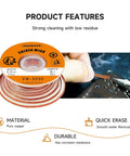 Pro Grade Desoldering Wick Braided Copper Solder Wick 10 Ft With Flux No Clean Soldering Wick Desolder Tool Zero Point One Inch Width
