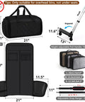 Four In One Rolling Garment Bag For Travel With Wheels Carry On Size Duffle Convertible Suit Carrier dimensions and features
