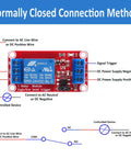 Wiring diagram for Four Piece 24V DC Relay Module Set With Optocoupler Isolation One Channel Trigger