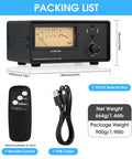 Dual Zone Speaker Selector Box And Amplifier Switch With VU Meter And Remote Control For Your Home Stereo Rig Package Contents