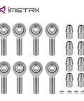 Heavy Duty Five Eighth Inch Heim Joints Rod End Kit with heat treated body, jam nuts, and tube adapters for Panhard bars.