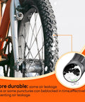 Self Sealing Bike Inner Tubes 20x1.75 to 2.125 AV32mm With Schrader Valve Puncture-Resistant on bicycle wheel