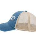 Dope Lightweight Cotton Baseball Cap Bundle For Men And Boys, Lake Blue Plus Extra Colors, side view, trucker style, mesh back