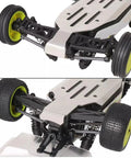 Stainless Steel RC Car Chassis Frame Upgrade For 1/24 Micro Buggy 2WD CNC Machined Lightweight And Beefed Up Guard Plate Kit