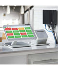 Cloud Connected 600VA UPS Battery Backup And Surge Protector With Remote Management And Monitoring next to POS system