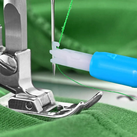 Automatic Needle Threader And Bodkin Set For Sewing Machines, 3 Piece PLA Tool Kit To Help Thread Through Needle Eye And Hold Needle Steady