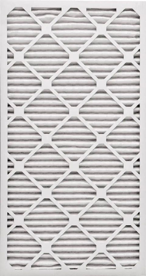 Front view of 16x30x1 Pleated MERV 13 Air Filter 6 Pack For Home HVAC Systems Actual Size 15.75x29.75x0.75 Fits Most Furnaces And AC Units