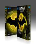 Batman Night Light Table Lamp With 3D Halo Glow, Mountable Bat Sign Wall Light packaging displayed upright