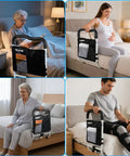 Extra Wide 16 Inch Bed Rail For Seniors, 350 Lb Capacity, 16 CFR Part 1270 Safety Certified, Adjustable Bed Cane in use
