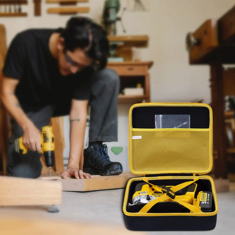 Heavy Duty Carry Case For DEWALT 20V Max XR Jig Saw DCS334B DCS335B Case Only, open with jigsaw and mesh pocket