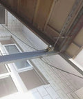 Installed V Type Groove Sliding Gate Roller Wheel Set With Dual Bearings, Heavy Duty Steel Track Caster for Wire Rope Rail