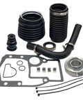 Transom Seal Rebuild Bellows Kit For Volvo Penta SX DP Drives And Cobra Stern Drives 1986 To 1993 With U Joint Exhaust, Shift Cable Bellows, Gimbal Bearing, Mounting Gasket