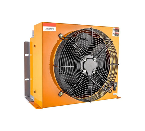 Air Cooled Hydraulic Oil Radiator With 250 LPM Flow, 24000 Kcal Per Hour Cooling, Beefed Up Heat Exchanger And Fan, Strong 2.0 MPa Pressure Rating, Industrial Grade Oil Cooler For Machinery And Equipment