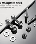 All-In-One Hardware Kit With 25 Sets Of 1/4-20 By 1-1/4 Inch Hex Head Bolts 304 Stainless Steel 18-8 Nuts And Bolts