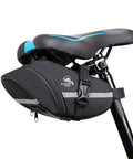 Ride Ready Under Seat Bike Saddle Bag Ultra Durable PU Diamond Grid Pouch for Mountain and Road Bikes Water Resistant Wedge Pack