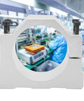 80mm Spindle Mount CNC Spindle Holder And Clamp Bracket With Rock Solid Heavy Duty Motor Base Support, factory background
