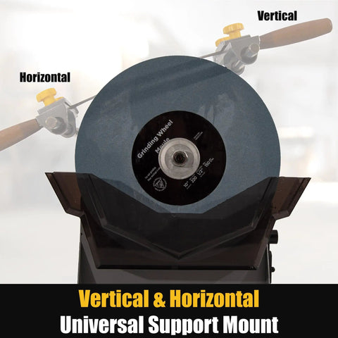Top Shelf 10 Inch Wet Bench Grinder With Variable Speed And Slick Water Cooled Design For Knives Chisels Scissors And Wood Tools featuring supportive grinding wheel mount.