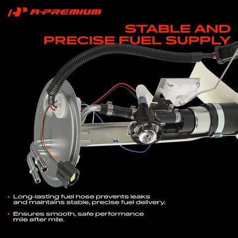 Top Shelf Electric Fuel Pump Assembly For Ford Ranger 1998 showing fuel hose and pump for stable fuel supply.