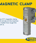 Leveling Laser Receiver Kit With C70 Rod Clamp And C71 Magnetic Mount For Small Grading And Excavation Gear Battery Powered Patented Reception Technology Includes 3 AA Batteries And User Guide, C71 magnetic clamp