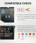 Compatibility check guide for Smart WiFi Garage Door Opener With Remote Control, Alexa And Google Home Ready, No Hub Needed, White
