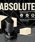 Sleek 2 Piece No Drill Door Stopper Set Made From Durable Steel With Invisible Design For Home Or Office Plus Strong 3M Adhesive Backer.
