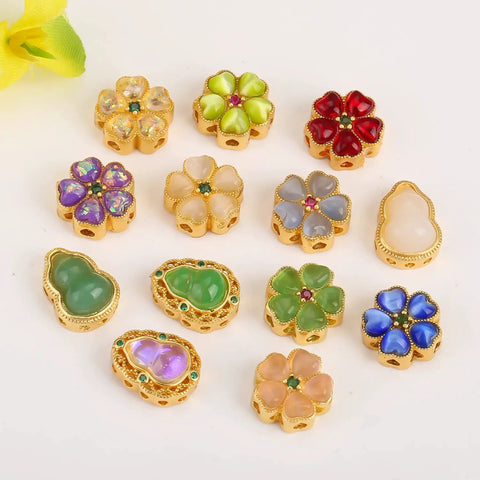Killer Antique Gold Inlay Beads For Straight Fire Diy Jewelry Crafting With Vintage Vibe Perfect For Bracelets Necklaces Keychains And Custom Accessory Projects