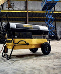 Built Different 185000 Btu Forced Air Diesel Heater Warms Up To 4250 Sq Ft With Recessed Controls And Run Flat Tires CSA Certified in workshop
