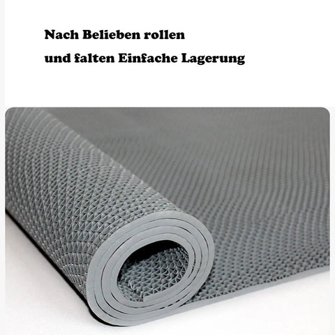Grippy Non Slip 3x10 Ft PVC Wet Floor Mat With Drainage For Indoor Outdoor Use Ideal For Restaurants Kitchens Bars And Pool Areas Durable Odorless Anti Slip Matting In Grey rolled for storage